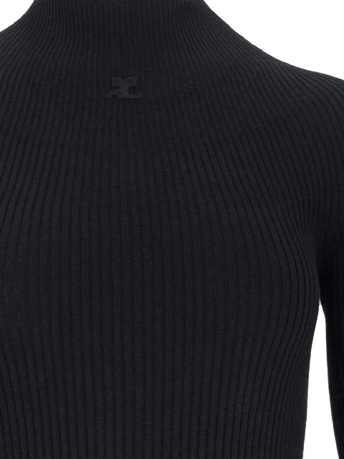 Abito mini in maglia