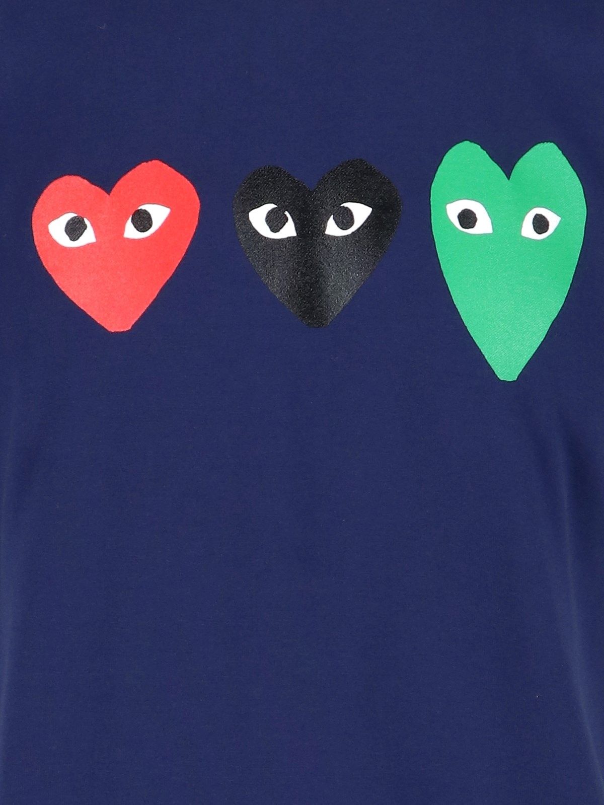 Dreifarbiges Logo-T-Shirt