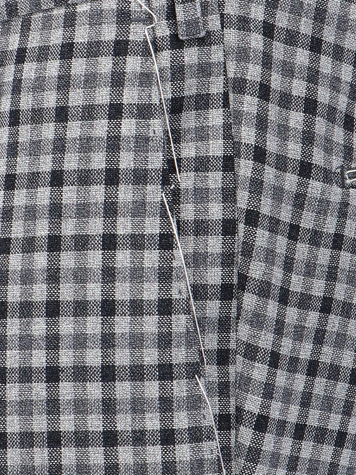 Superschlanke karierte Hose