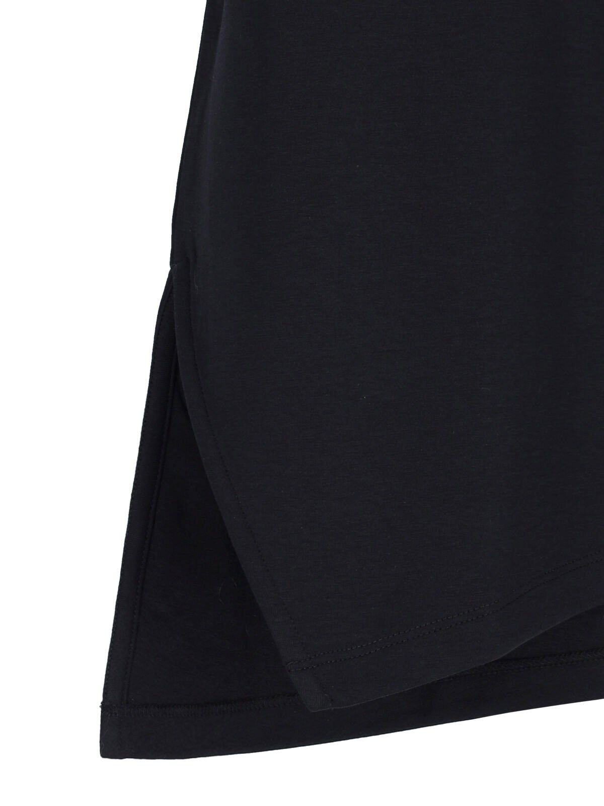 T-shirt asimmetrica logo