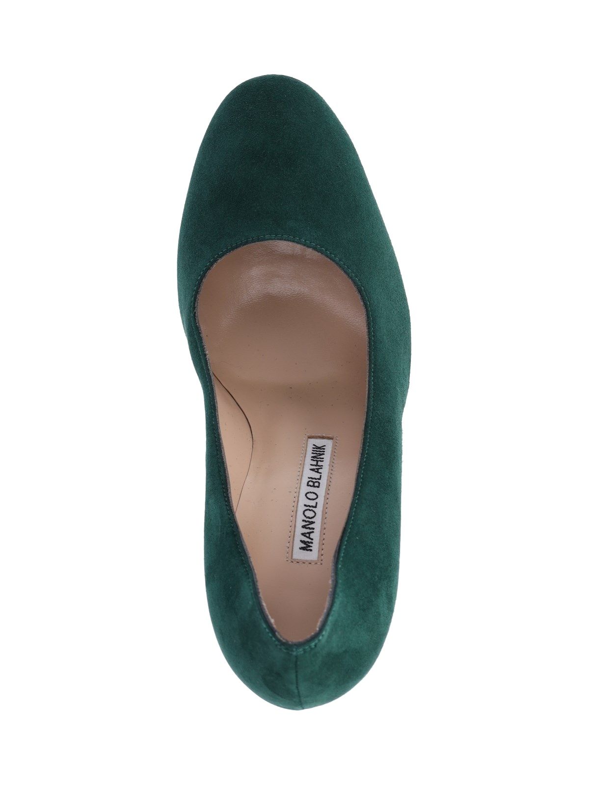 Décolleté in suede