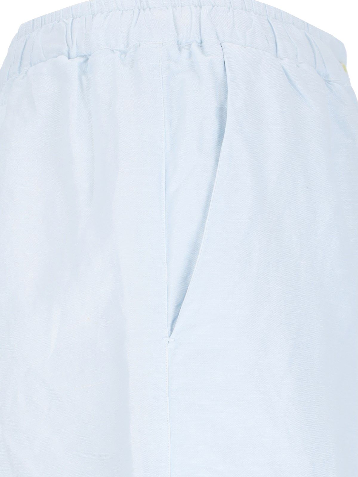 Pantaloncini in seta e cotone