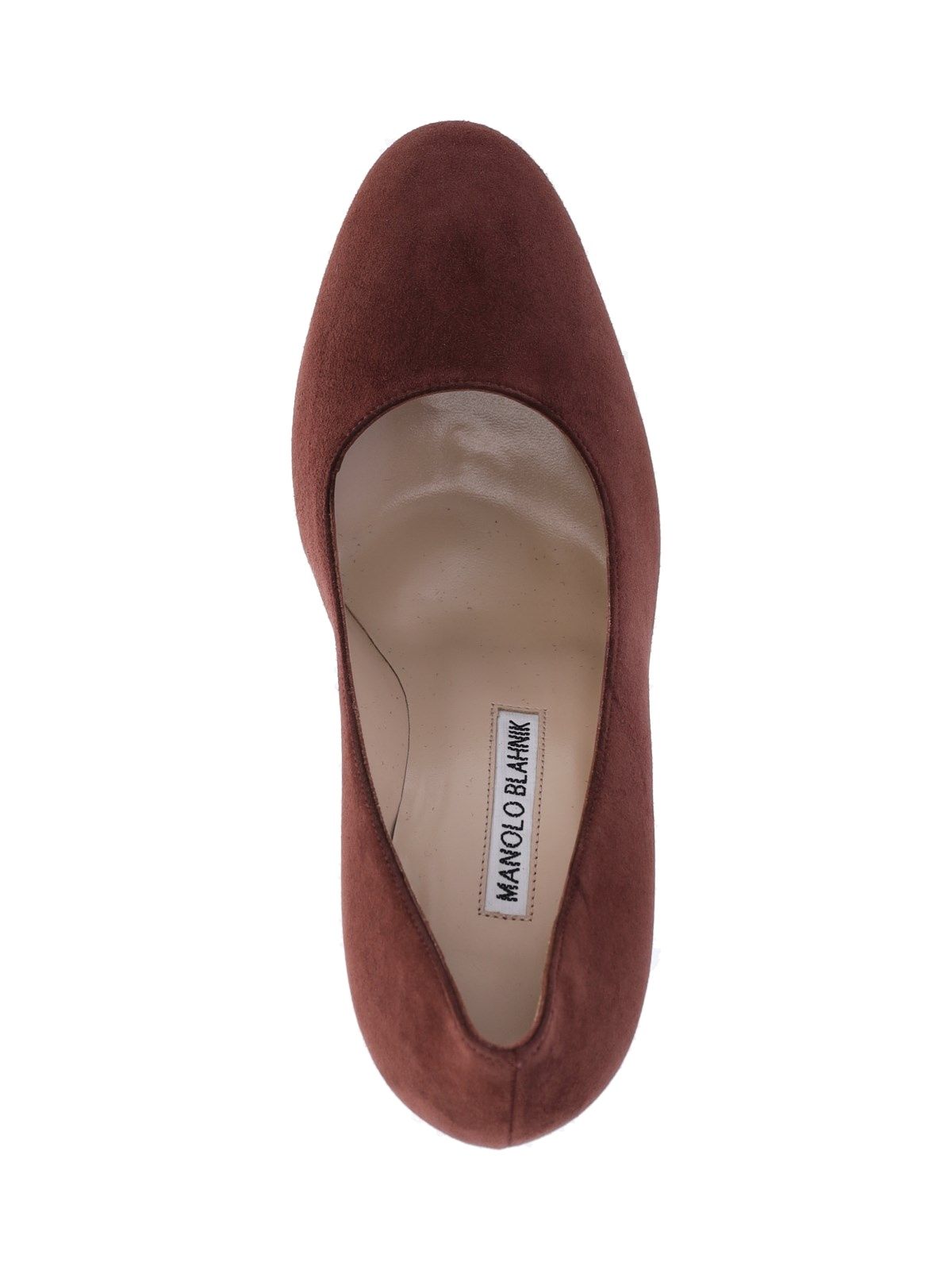 Décolleté in suede