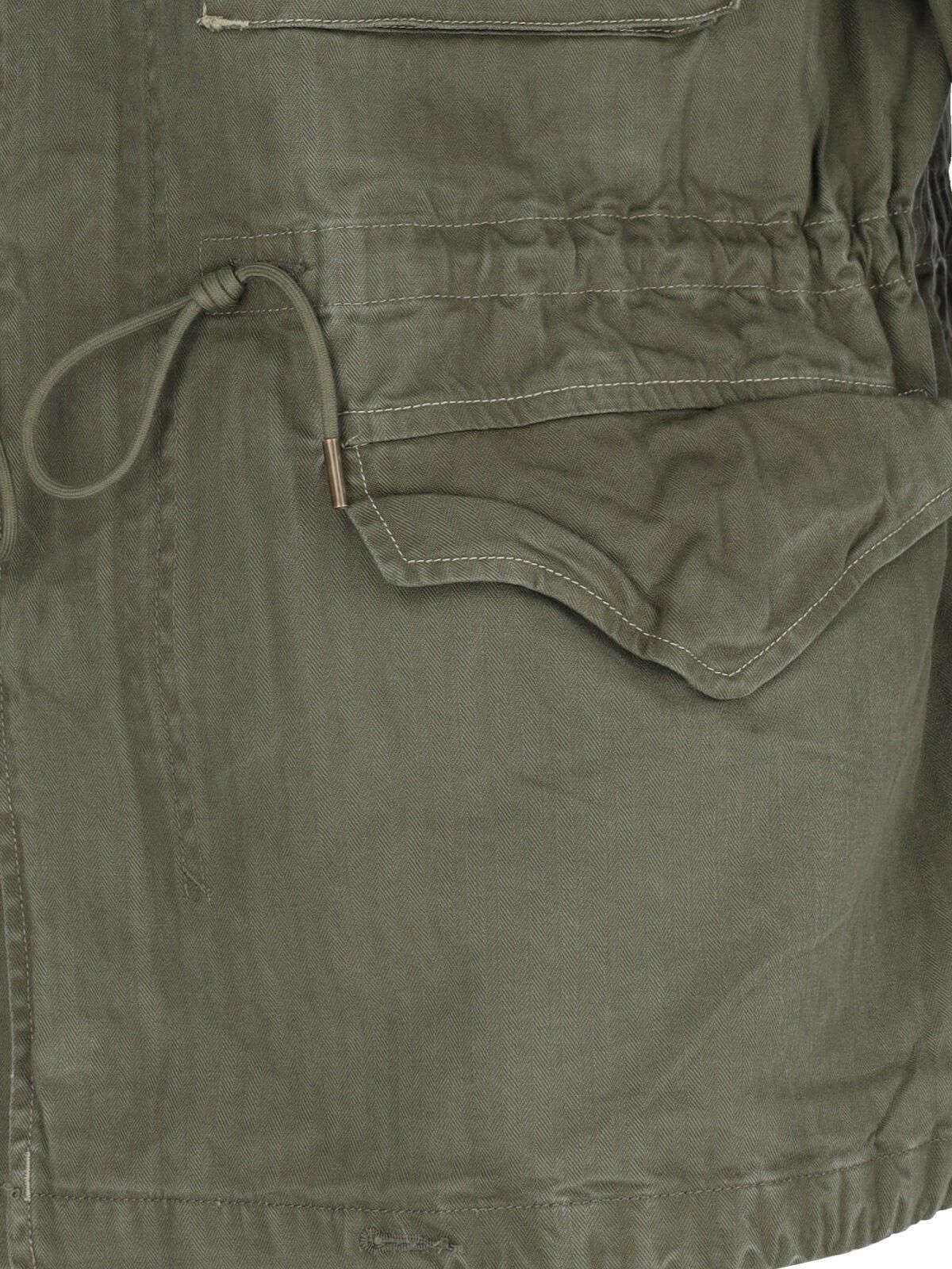 Giacca militare con patch