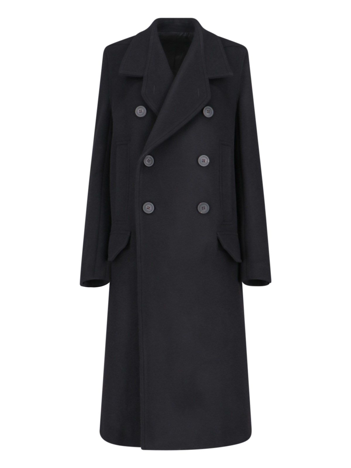 Maxi double-breasted coat