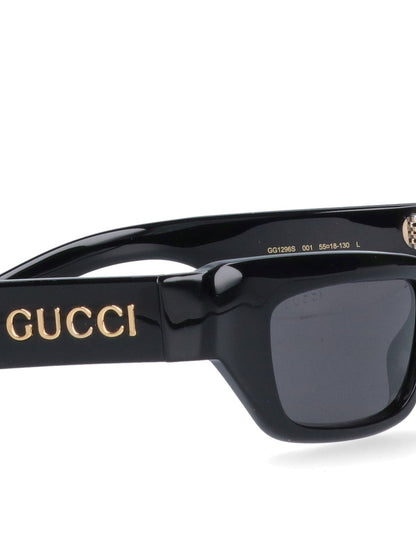 rechteckige Gucci-Sonnenbrille