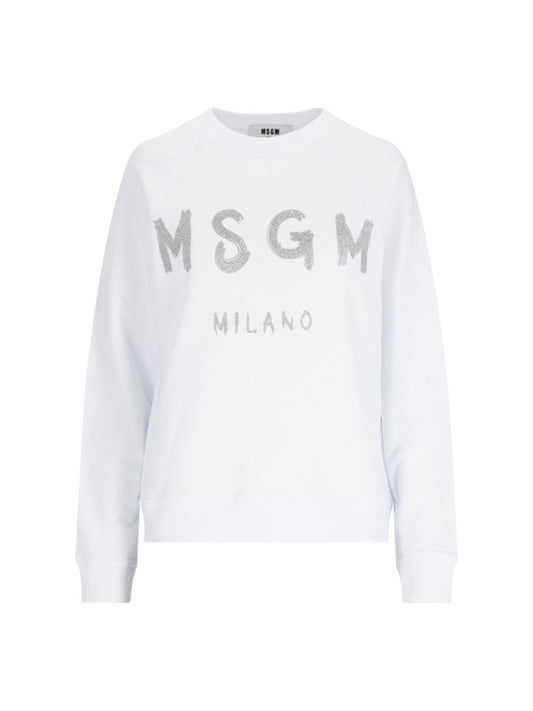 Sweatshirt mit Logo und Rundhalsausschnitt