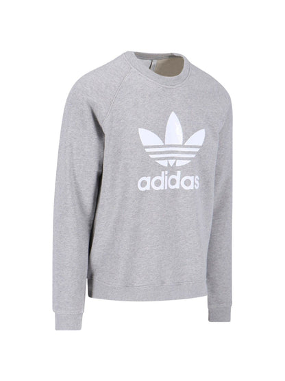 Sweatshirt mit Logo und Rundhalsausschnitt