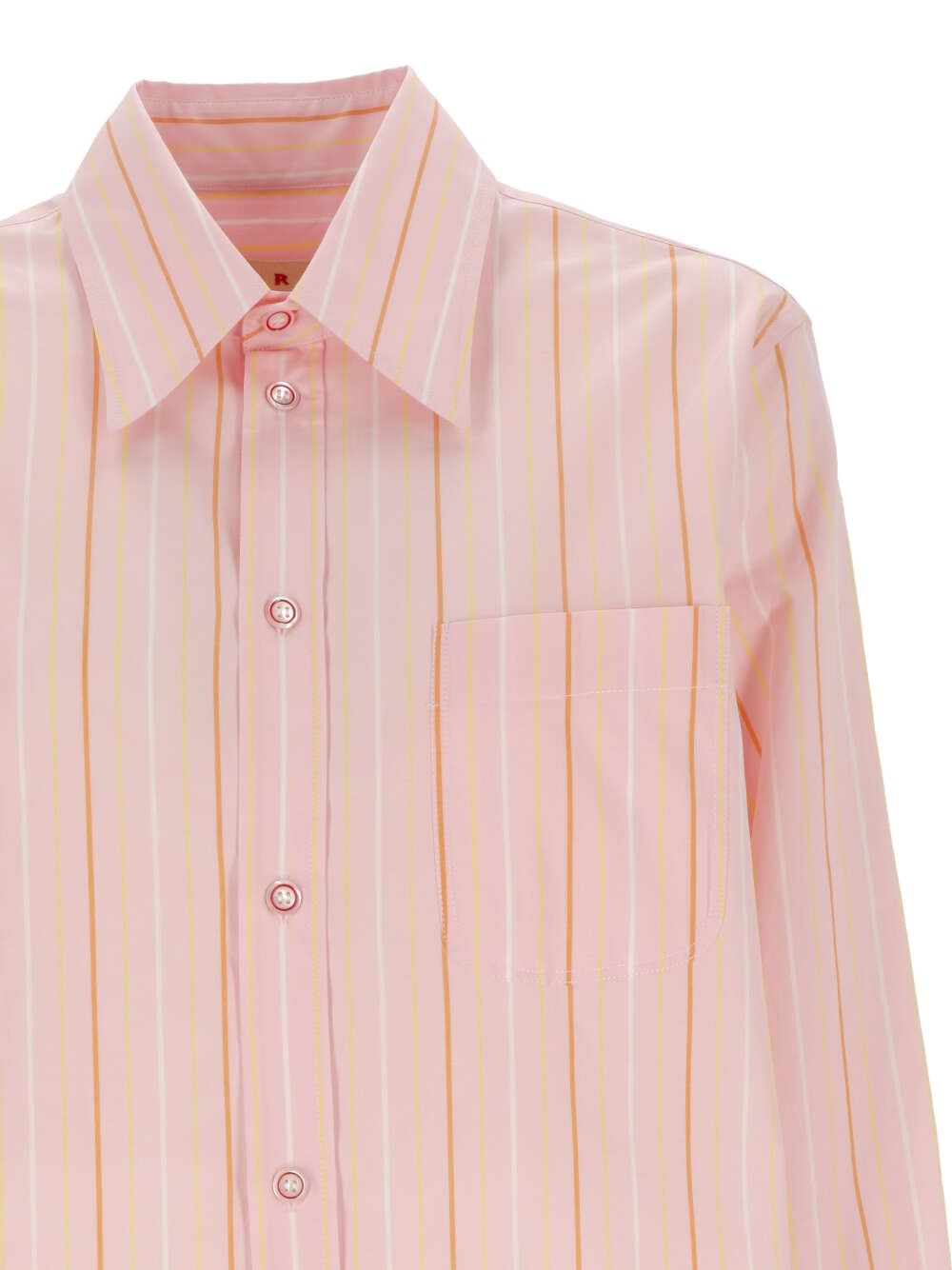 Camicia di cotone rosa