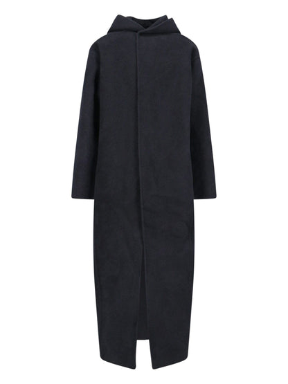 Cappotto maxi con cappuccio