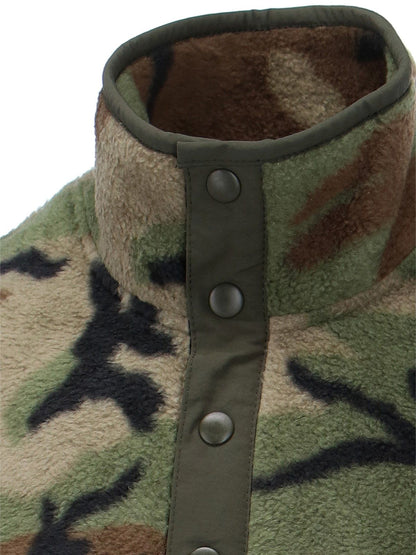 Maglione in Sherpa Mimetico