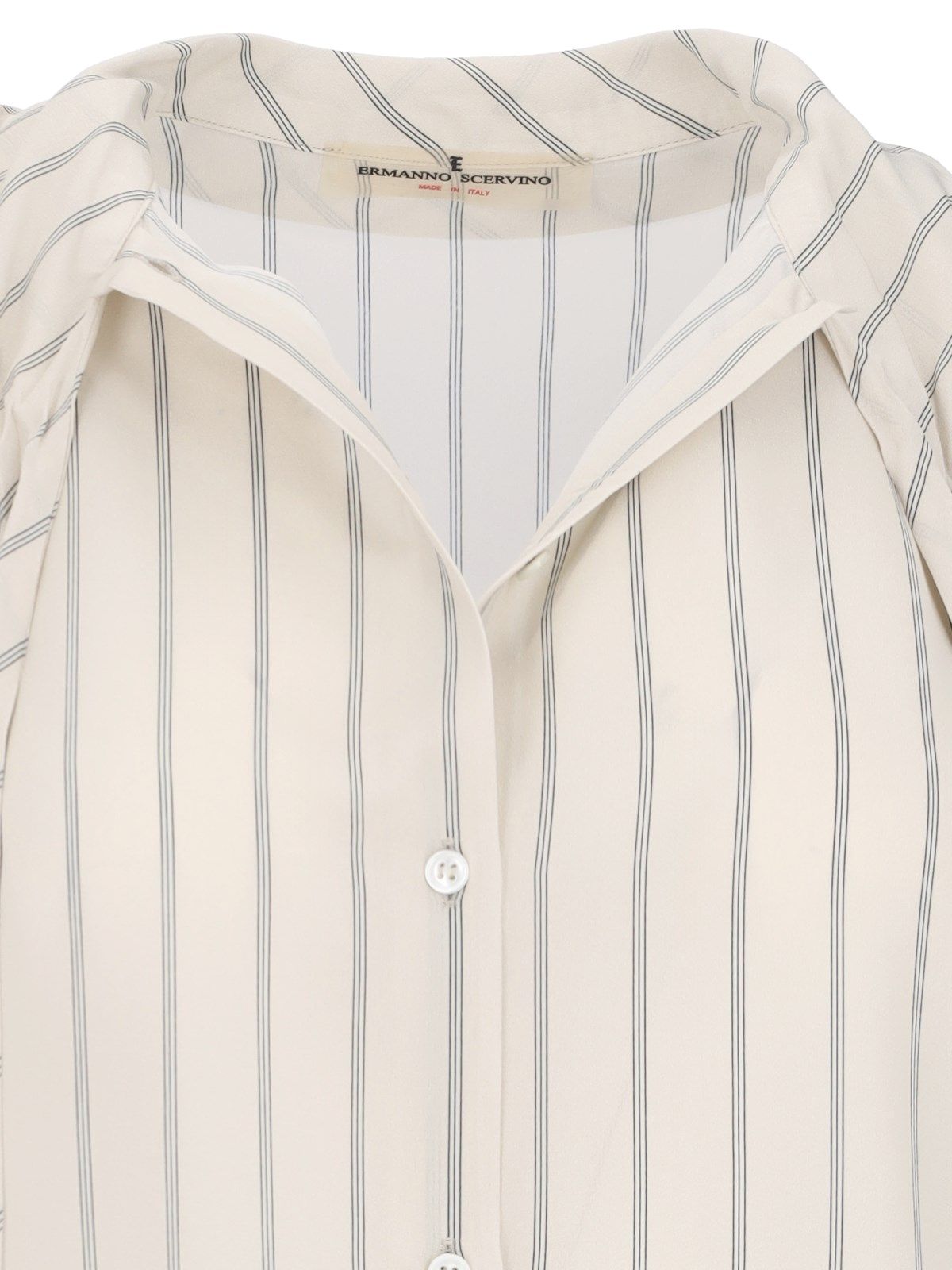 Camicia lavallière con fiocco