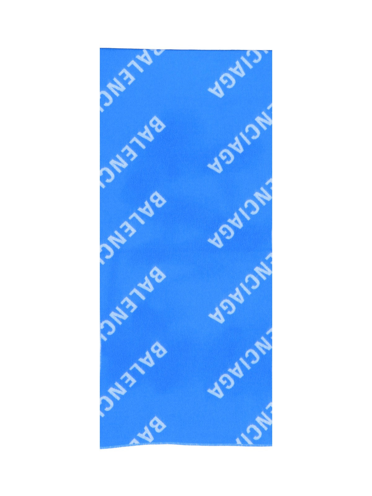 balenciaga sciarpa bi-color logo