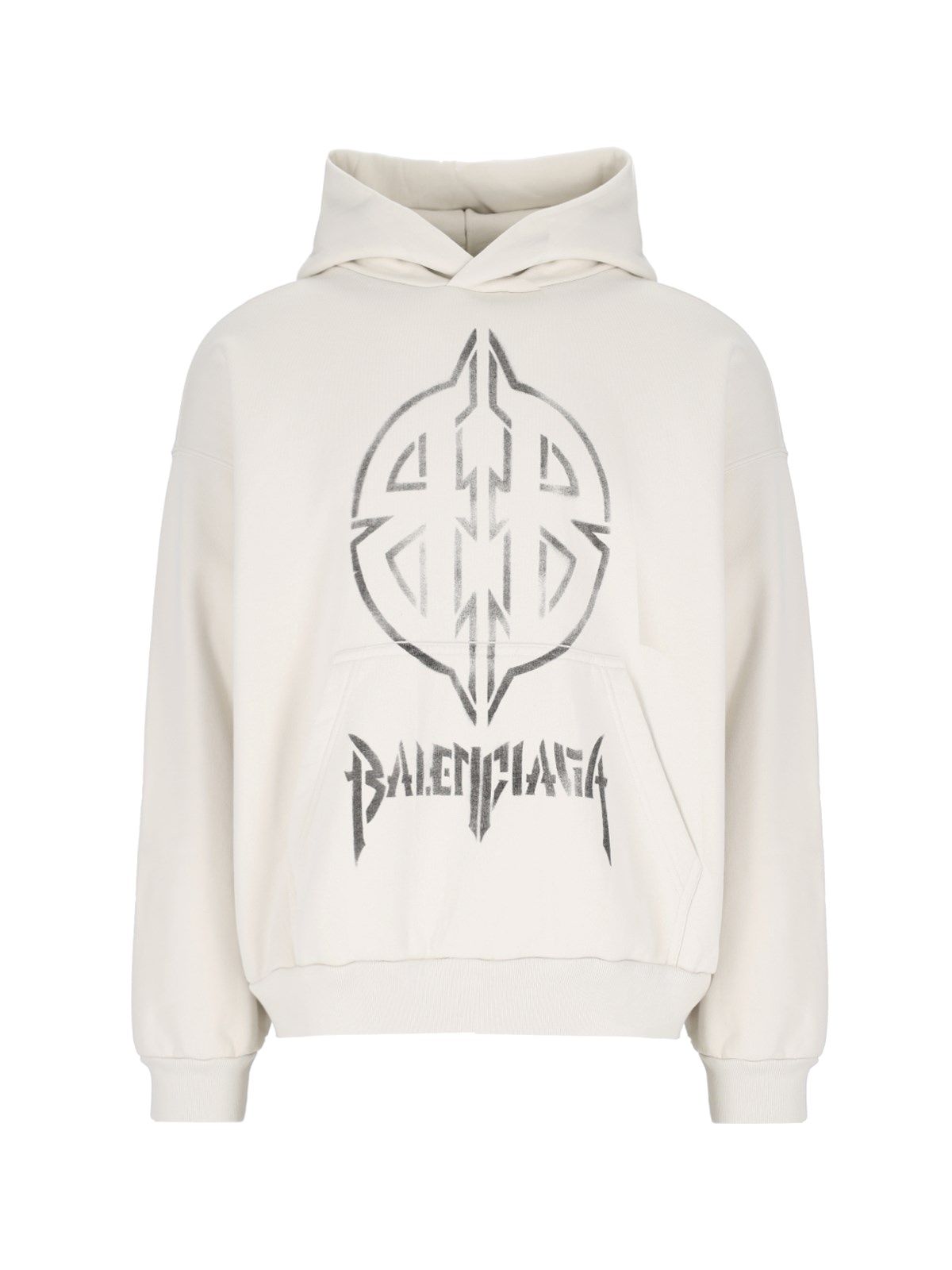 "Metal BB Stencil" Logo Hoodie