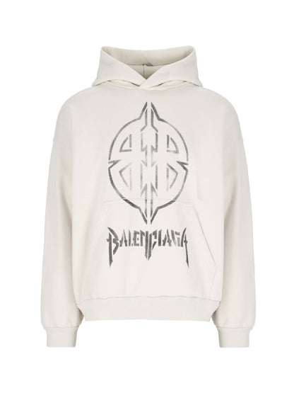 "Metal BB Stencil" Logo Hoodie