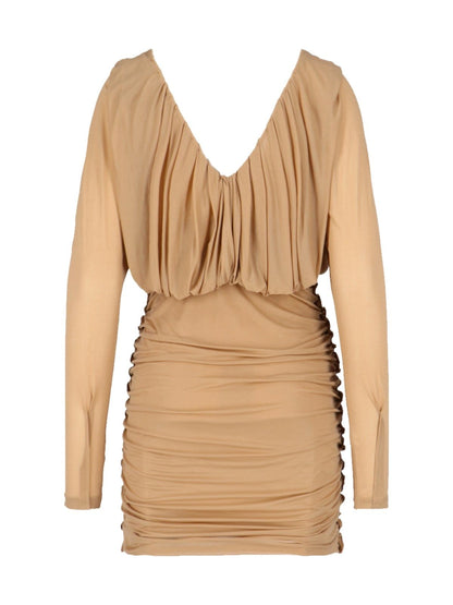 Draped mini dress