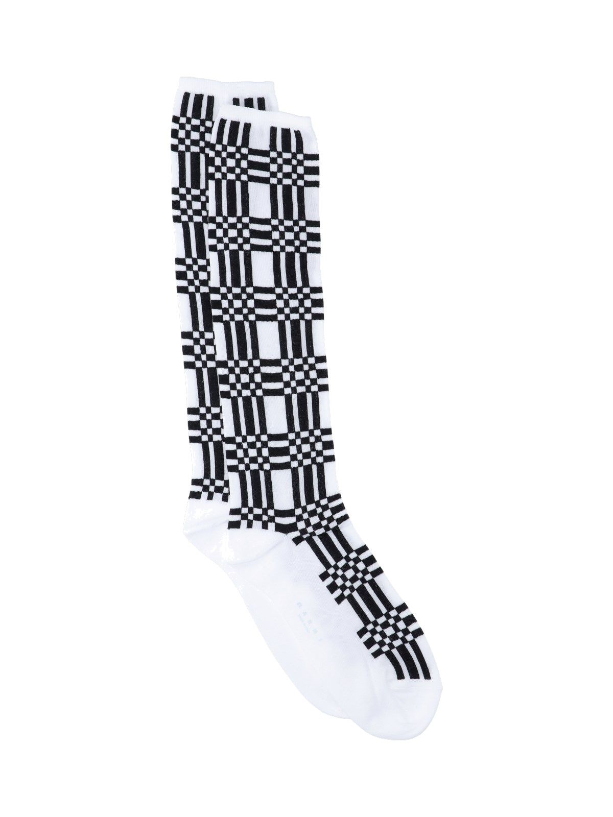 Socks with square detail