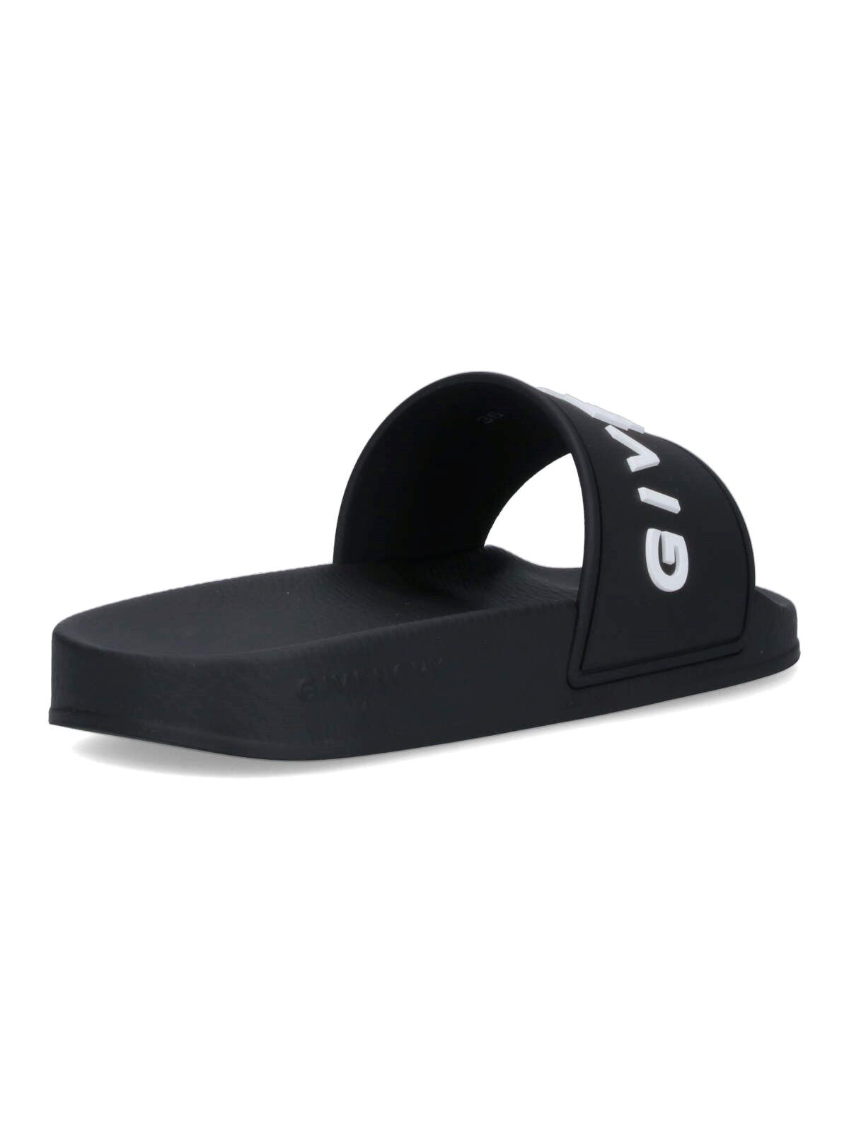 Slide-Sandalen mit Logo