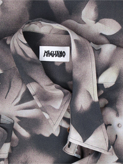 Camicia drappeggiata "Fontanelle"