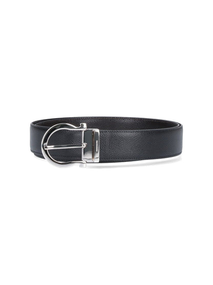 Reversible "Gancini" belt