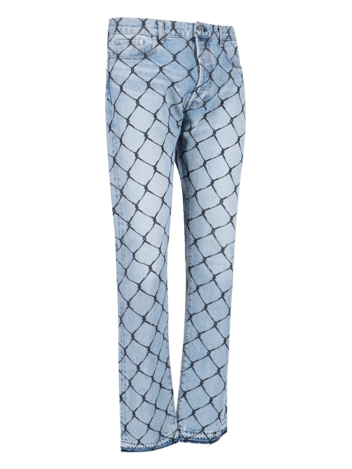 Hose mit „Cage“-Mesh-Print