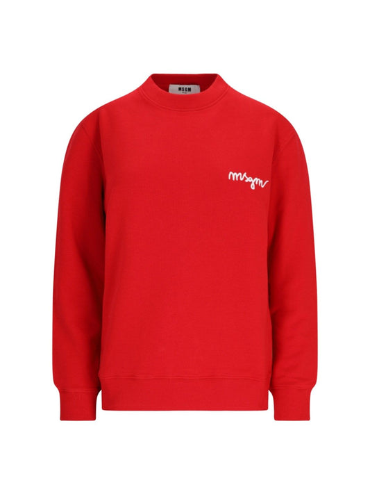 Crewneck sweatshirt with logo