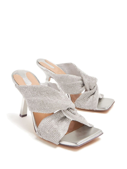 Silver women's sandals