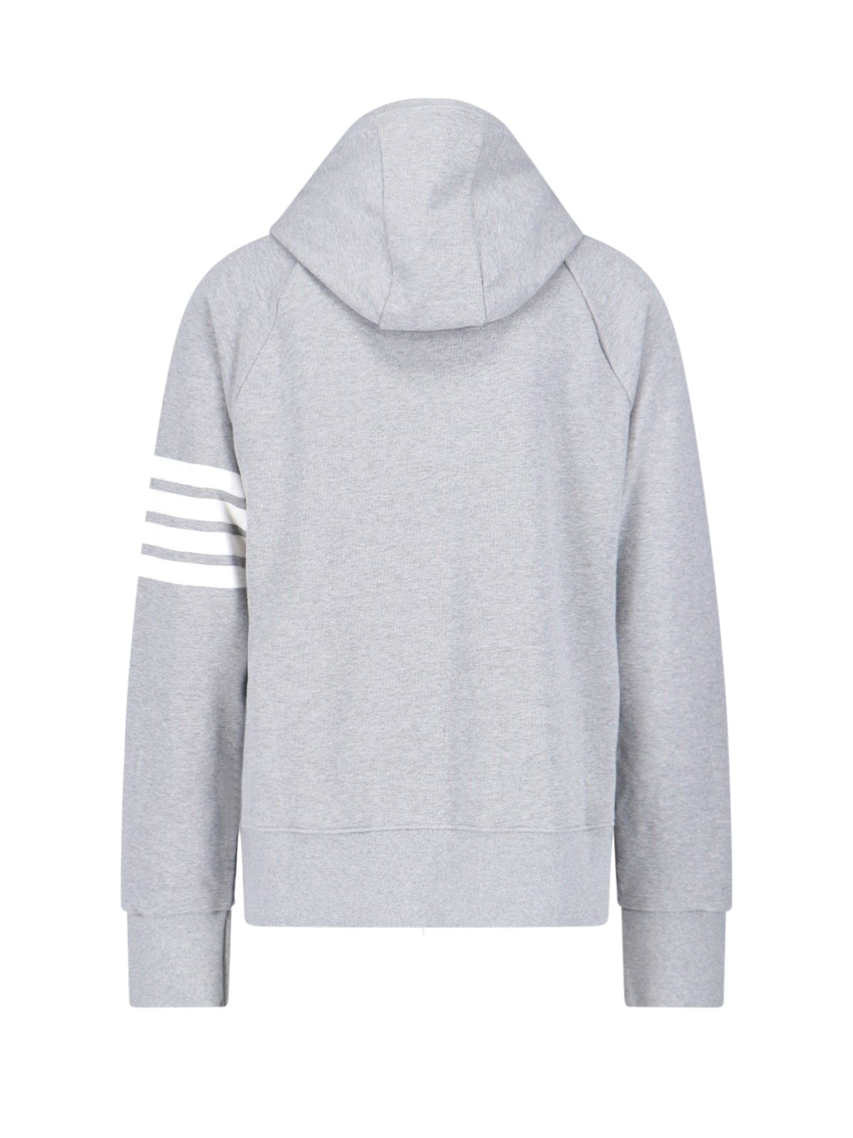 "4-Bar" Oversized Zip Up Sweatshirt