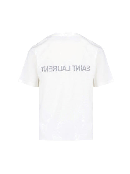 T-Shirt stampa usured