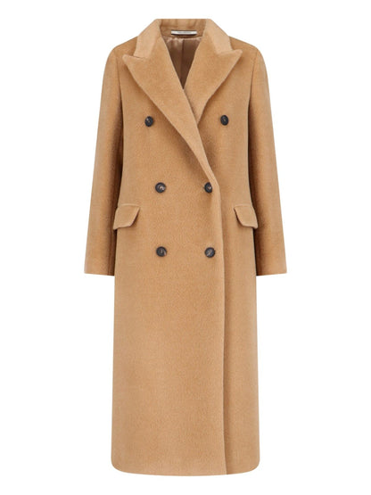 "Jole" double-breasted midi coat