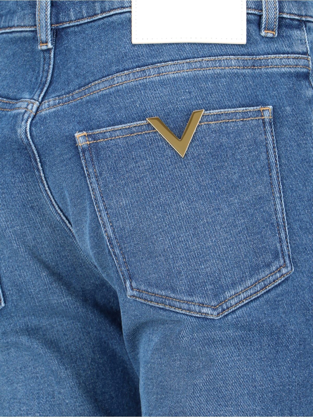 Jeans dritti "V Detail"