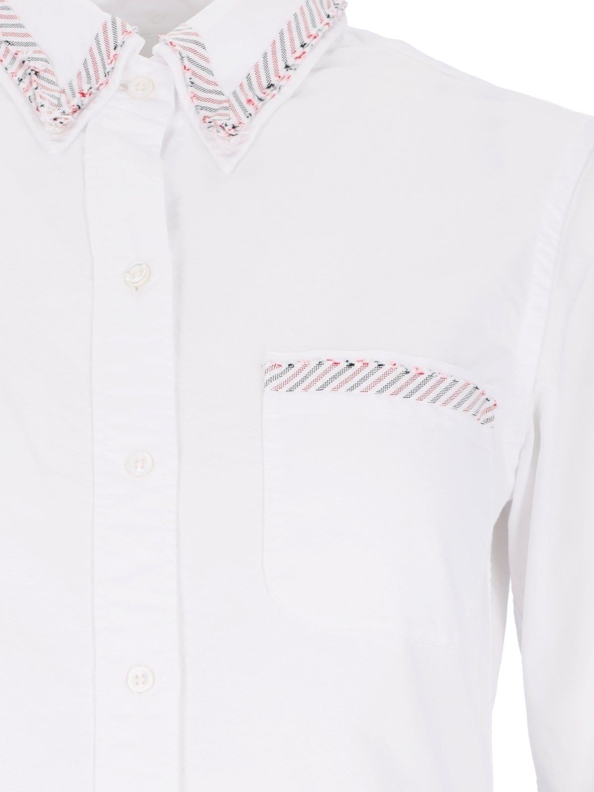 Shirt with tricolour details