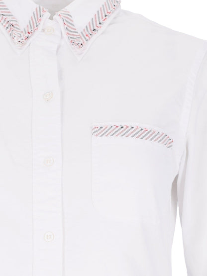 Shirt with tricolour details