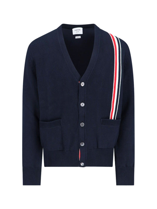 Cardigan dettaglio tricolore