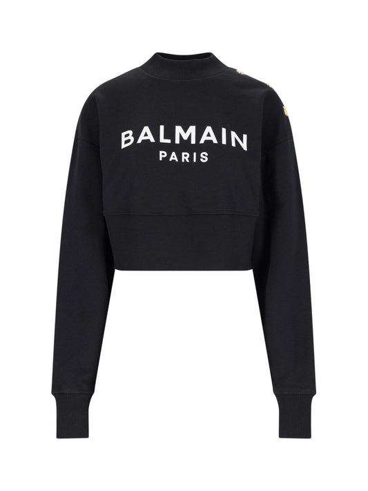 Cropped Crewneck Sweatshirt