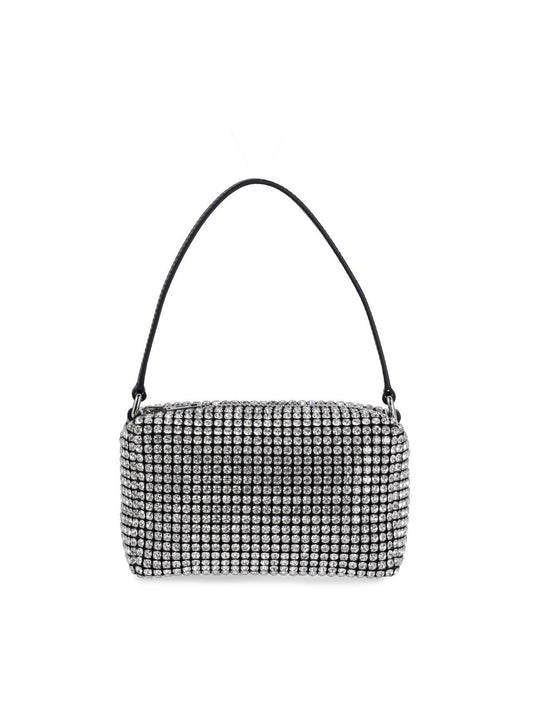 Pouch media con strass "Heiress"