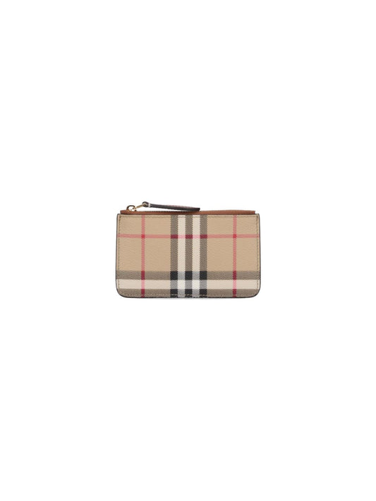 "Check" zip coin purse