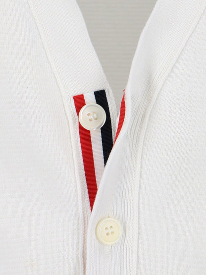 Cardigan with tricolour details