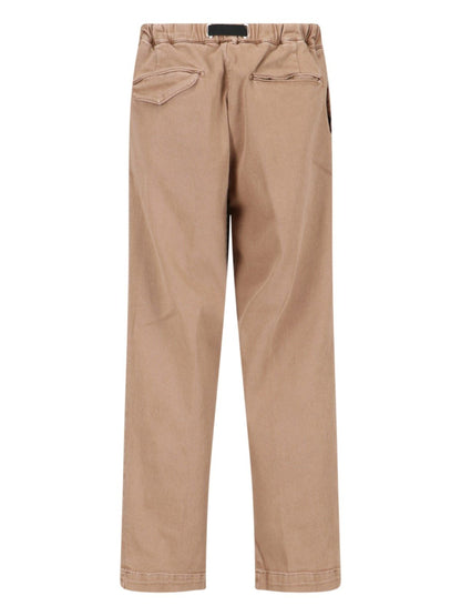 Pantaloni dritti con cintura