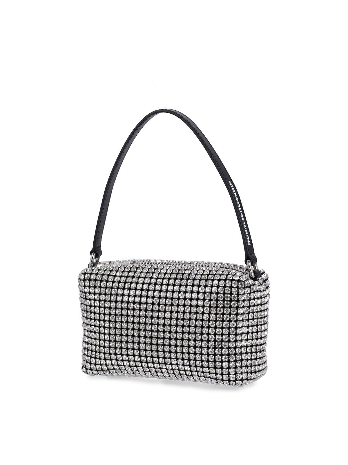 Pouch media con strass "Heiress"