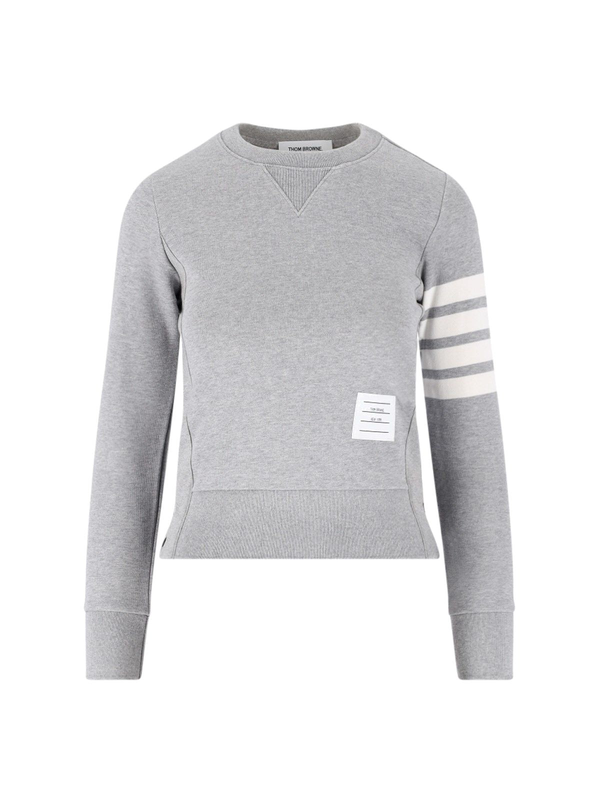 „4-Bar“-Sweatshirt mit Rundhalsausschnitt