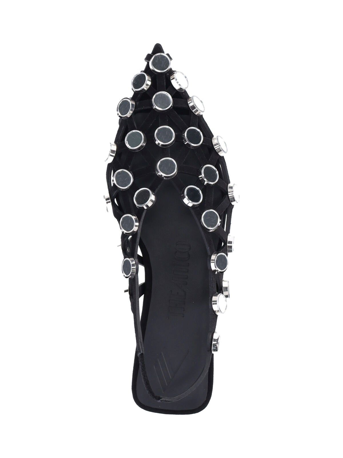 Ballerine slingback con studs "Grid"