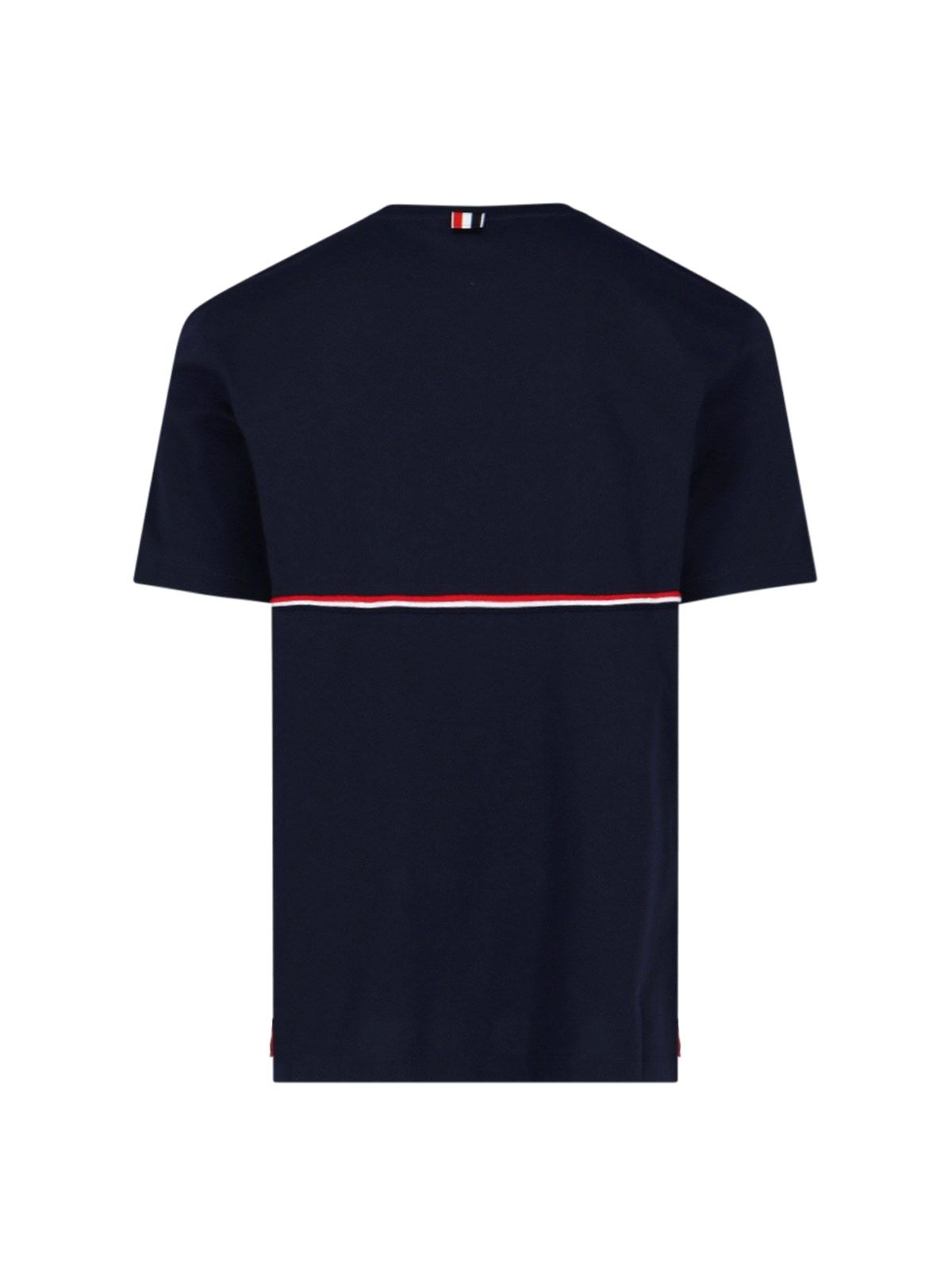 T-shirt dettaglio tricolore