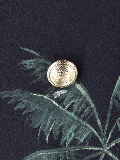 Blazer doppiopetto stampa