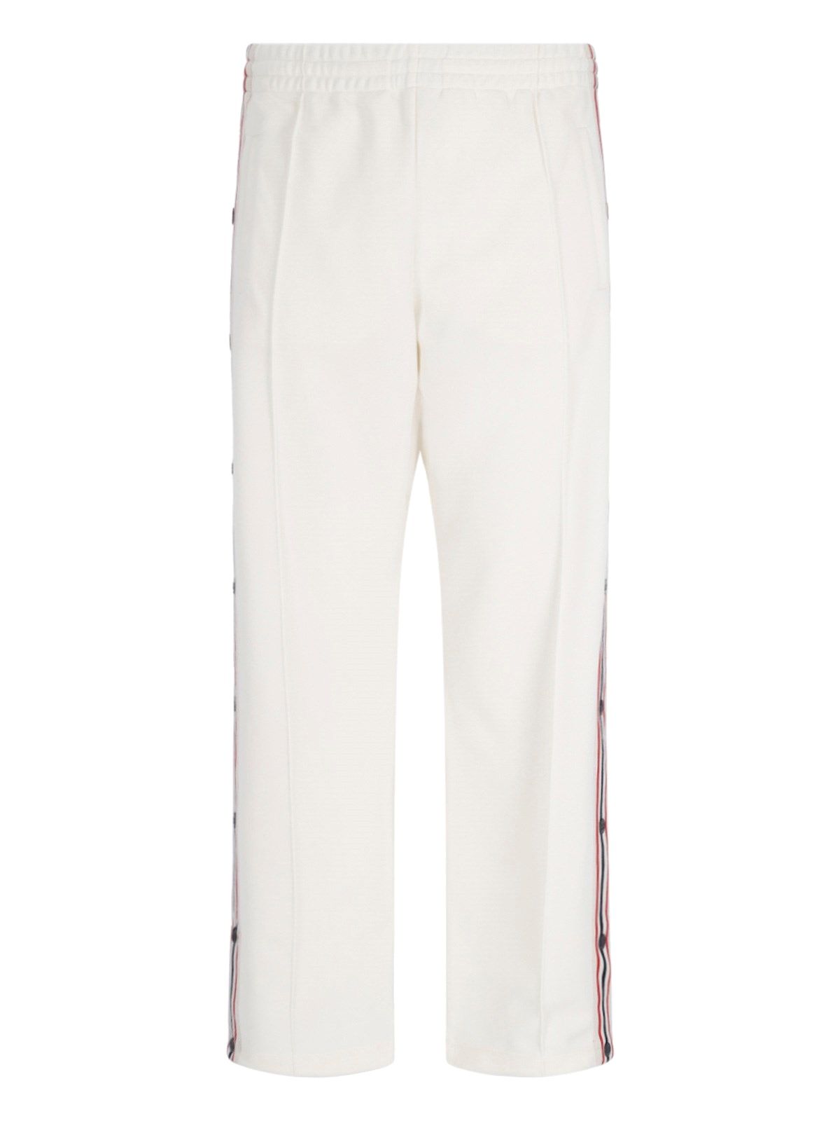 Side button trousers