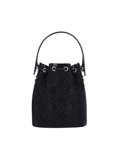 Borsa mini con strass "T Monogram"