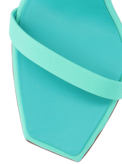 Contrast Heel Sandals