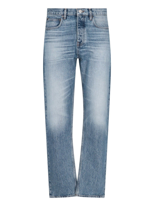 Straight leg jeans