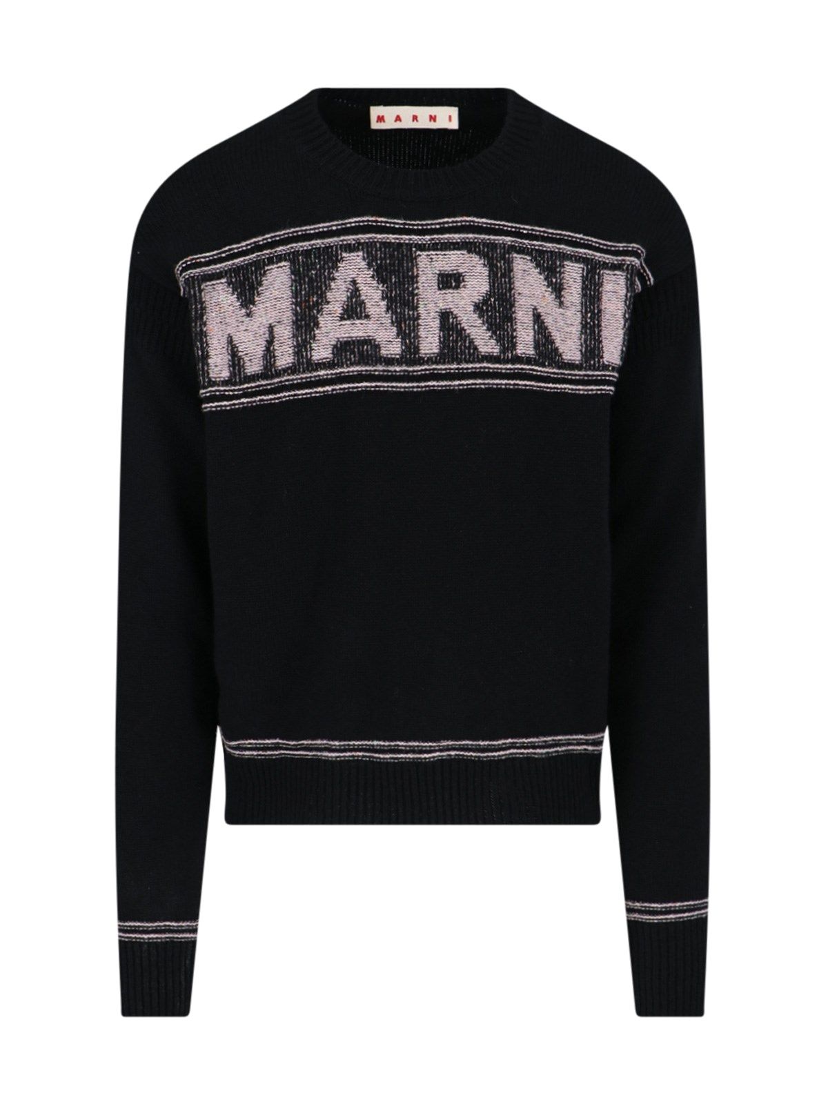 Crewneck sweater with logo