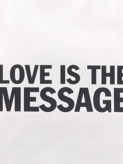 Borsa tote "Love is the Message"